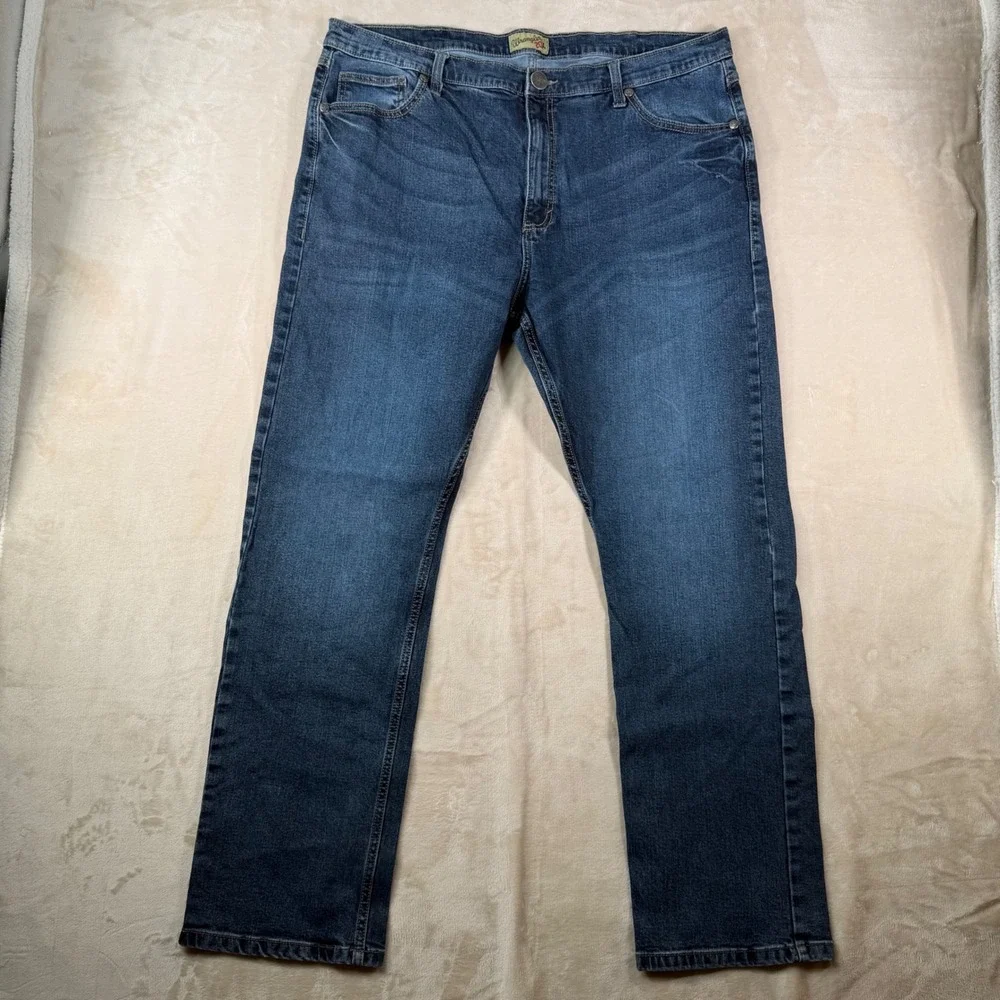Wrangler 20X‎ Jeans Mens Size 39x32 Straight Leg Regular Fit Blue Denim Workwear
